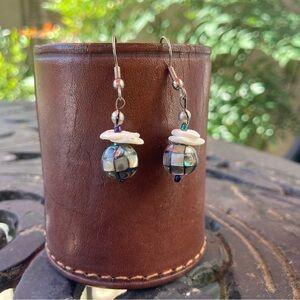 Mother of Pearl Shell Boho Dangle Earring
